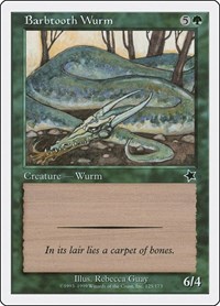 Barbtooth Wurm, Starter 1999