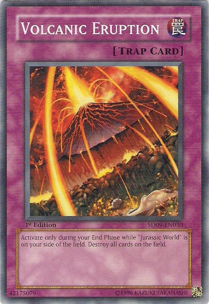 Volcanic Eruption, 1st-edition, front