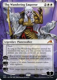 The Wandering Emperor (Borderless), Kamigawa: Neon Dynasty
