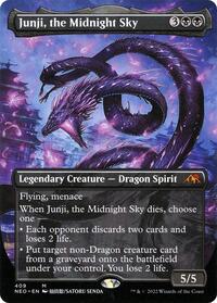 Junji, the Midnight Sky (Borderless), Kamigawa: Neon Dynasty