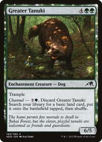 Greater Tanuki, Kamigawa: Neon Dynasty