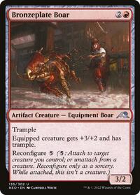 Bronzeplate Boar, Kamigawa: Neon Dynasty