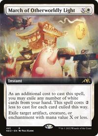 March of Otherworldly Light (Extended Art), Kamigawa: Neon Dynasty