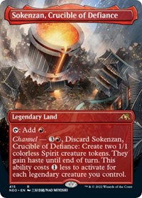 Sokenzan, Crucible of Defiance (Borderless), Kamigawa: Neon Dynasty