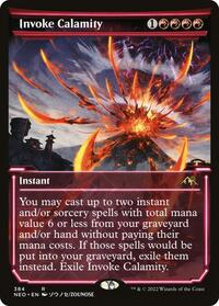 Invoke Calamity (Showcase), Kamigawa: Neon Dynasty