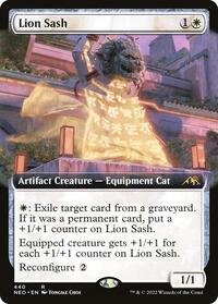 Lion Sash (Extended Art), Kamigawa: Neon Dynasty