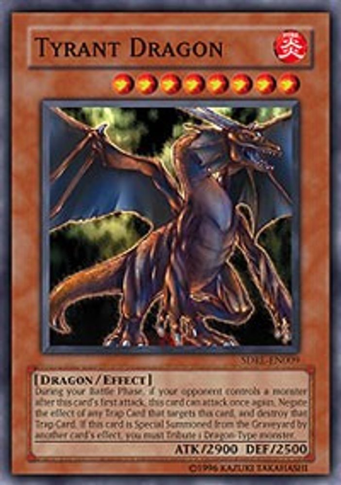 Tyrant Dragon, 1st-edition, front