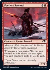 Peerless Samurai, Kamigawa: Neon Dynasty