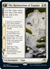 The Restoration of Eiganjo, Kamigawa: Neon Dynasty