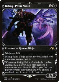 Biting-Palm Ninja (Showcase), Kamigawa: Neon Dynasty