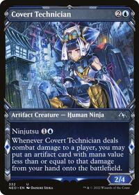 Covert Technician (Showcase), Kamigawa: Neon Dynasty