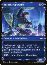 Futurist Operative (Showcase), Kamigawa: Neon Dynasty