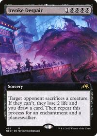 Invoke Despair (Extended Art), Kamigawa: Neon Dynasty
