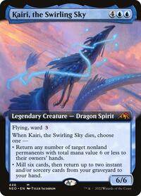 Kairi, the Swirling Sky (Extended Art), Kamigawa: Neon Dynasty