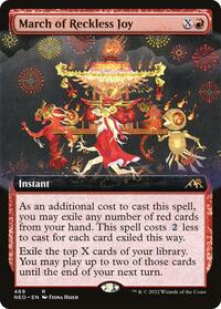 March of Reckless Joy (Extended Art), Kamigawa: Neon Dynasty