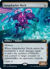 Surgehacker Mech (Extended Art), Kamigawa: Neon Dynasty