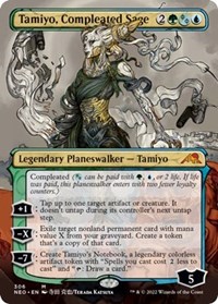 Tamiyo, Compleated Sage (Borderless), Kamigawa: Neon Dynasty