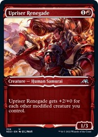 Upriser Renegade (Showcase), Kamigawa: Neon Dynasty