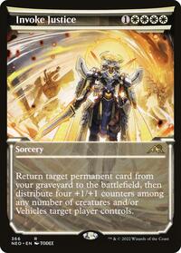 Invoke Justice (Showcase), Kamigawa: Neon Dynasty