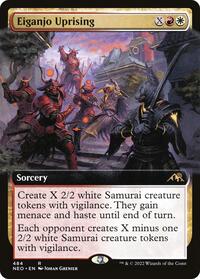 Eiganjo Uprising (Extended Art), Kamigawa: Neon Dynasty