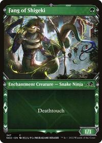 Fang of Shigeki (Showcase), Kamigawa: Neon Dynasty