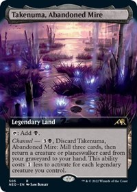Takenuma, Abandoned Mire (Extended Art), Kamigawa: Neon Dynasty