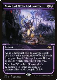 March of Wretched Sorrow (Showcase), Kamigawa: Neon Dynasty