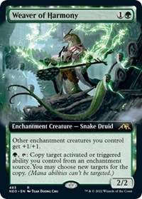 Weaver of Harmony (Extended Art), Kamigawa: Neon Dynasty