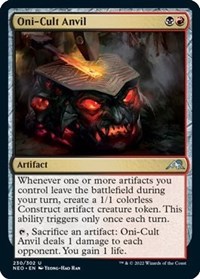 Oni-Cult Anvil, Kamigawa: Neon Dynasty
