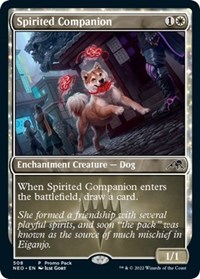Spirited Companion, Promo Pack: Kamigawa: Neon Dynasty