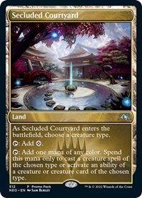 Secluded Courtyard, Promo Pack: Kamigawa: Neon Dynasty