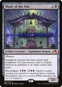 Blade of the Oni, Kamigawa: Neon Dynasty