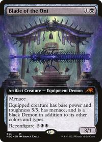 Blade of the Oni (Extended Art), Kamigawa: Neon Dynasty