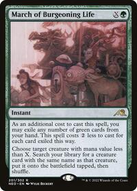 March of Burgeoning Life, Kamigawa: Neon Dynasty