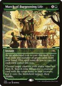 March of Burgeoning Life (Showcase), Kamigawa: Neon Dynasty