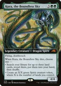 Kura, the Boundless Sky (Extended Art), Kamigawa: Neon Dynasty