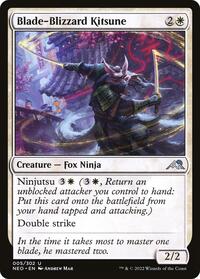 Blade-Blizzard Kitsune, Kamigawa: Neon Dynasty