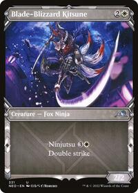 Blade-Blizzard Kitsune (Showcase), Kamigawa: Neon Dynasty
