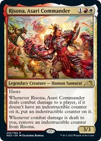Risona, Asari Commander, Kamigawa: Neon Dynasty
