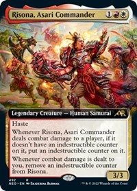 Risona, Asari Commander (Extended Art), Kamigawa: Neon Dynasty