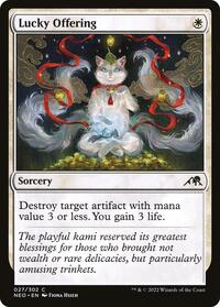 Lucky Offering, Kamigawa: Neon Dynasty