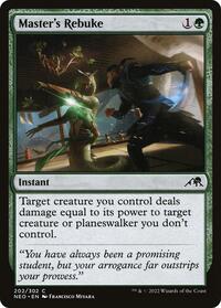 Master's Rebuke, Kamigawa: Neon Dynasty