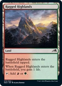 Rugged Highlands, Kamigawa: Neon Dynasty