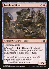 Ironhoof Boar, Kamigawa: Neon Dynasty