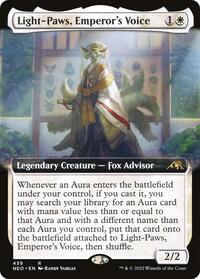 Light-Paws, Emperor's Voice (Extended Art), Kamigawa: Neon Dynasty