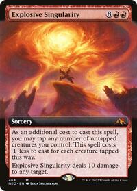 Explosive Singularity (Extended Art), Kamigawa: Neon Dynasty