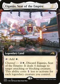 Eiganjo, Seat of the Empire (Extended Art), Kamigawa: Neon Dynasty