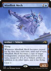 Mindlink Mech (Extended Art), Kamigawa: Neon Dynasty