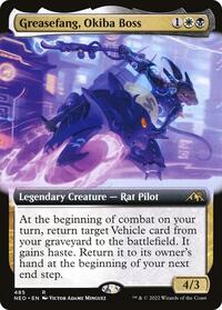 Greasefang, Okiba Boss (Extended Art), Kamigawa: Neon Dynasty
