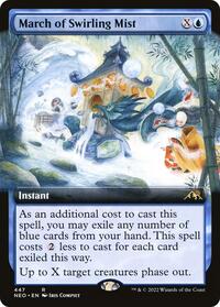 March of Swirling Mist (Extended Art), Kamigawa: Neon Dynasty